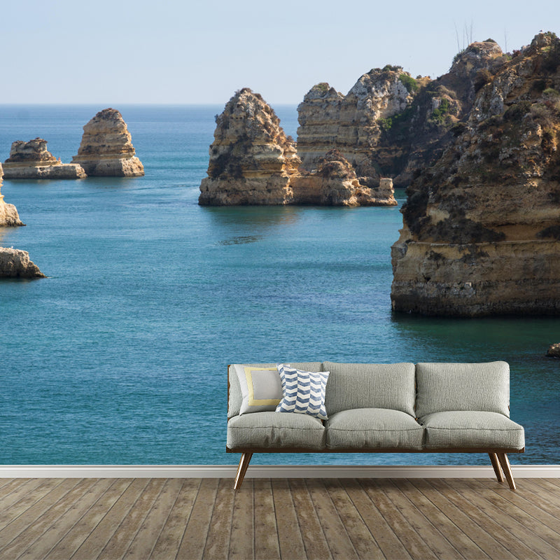 Contemporary Seascape Mural Wall Decor Environment Friendly for Living Room