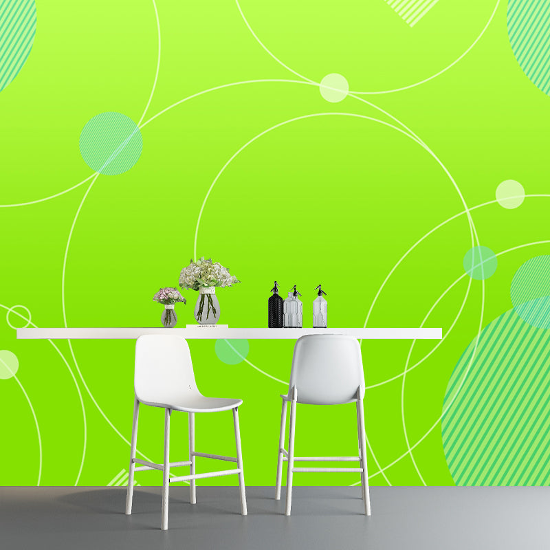 Geometry Illustration Mural Wall Decor Environment Friendly for Sitting Room