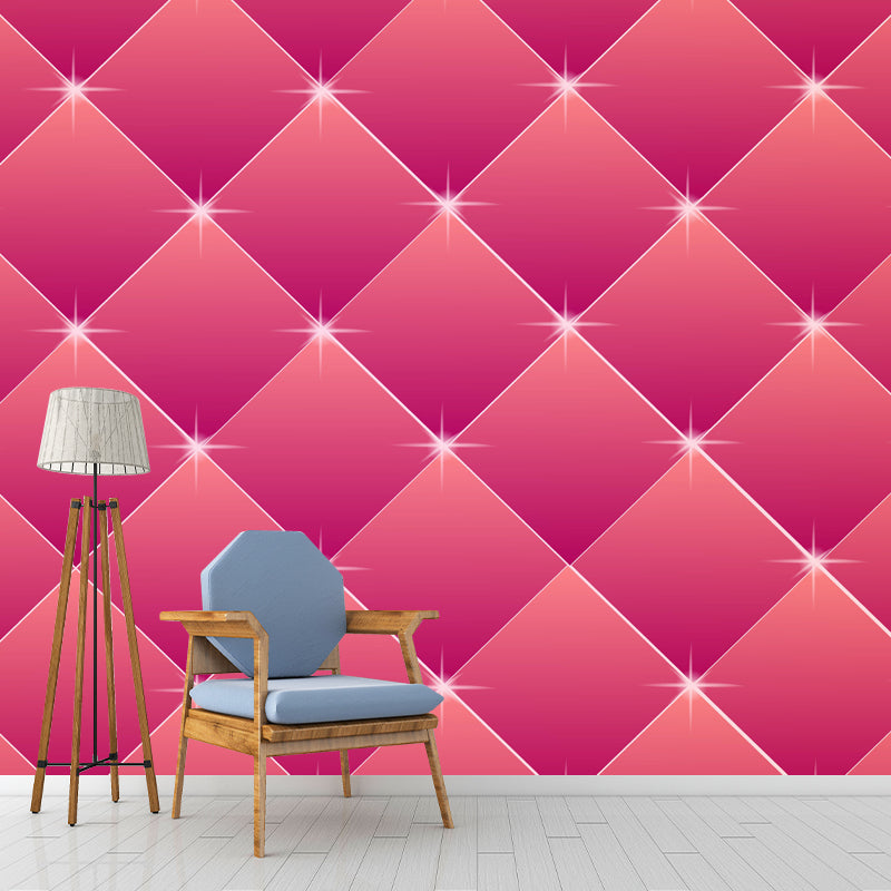 Illustration Geometry Mural Wall Decor Environment Friendly for Dining Room