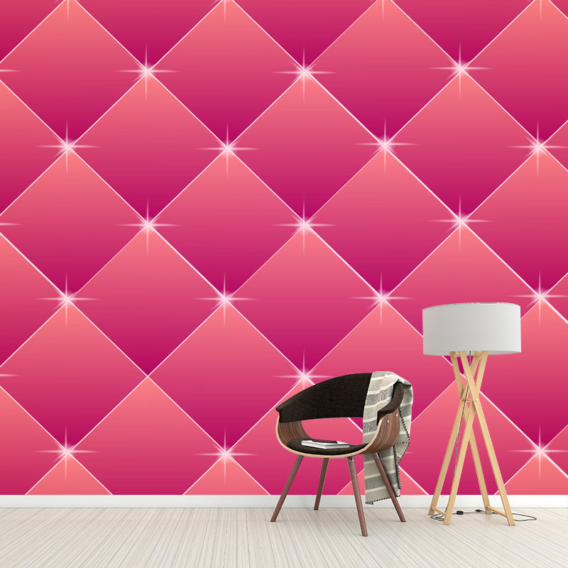 Illustration Geometry Mural Wall Decor Environment Friendly for Dining Room