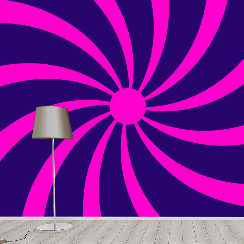 Horizontal Illustration Geometry Mural Wall Decor Environment Friendly for Living Room