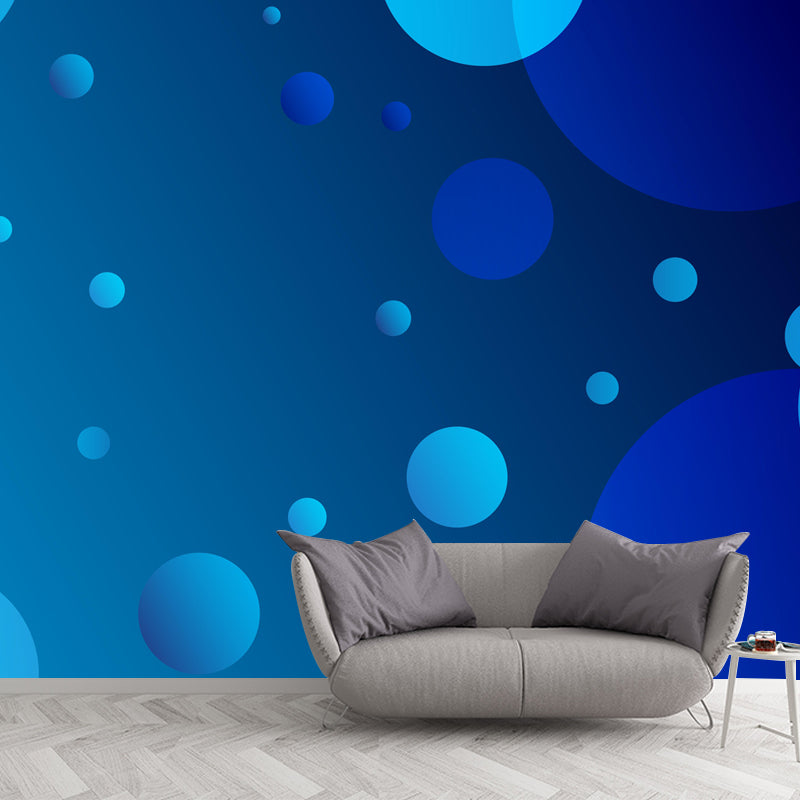 Customized Geometry Wall Mural Mildew Resistant Wallpaper for Dining Room