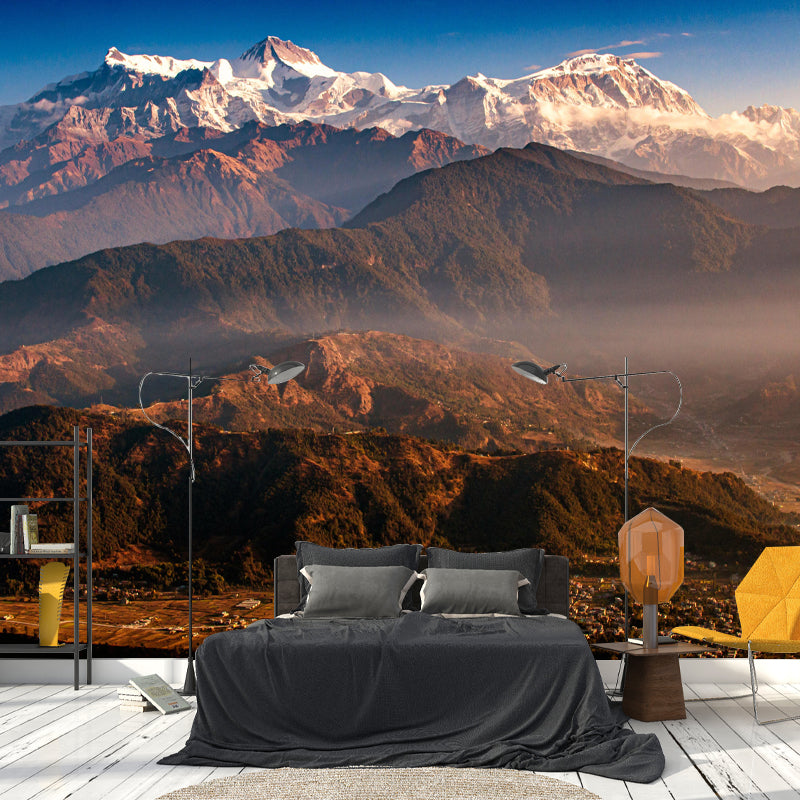 Contemporary Mountain Mural Wall Decor Environment Friendly for Living Room