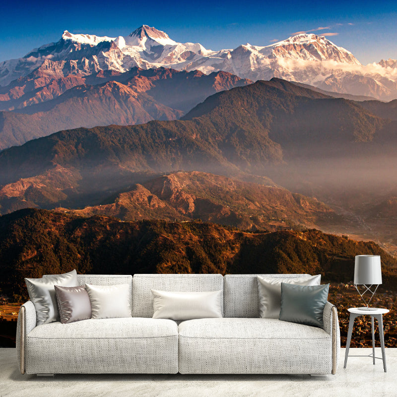 Contemporary Mountain Mural Wall Decor Environment Friendly for Living Room