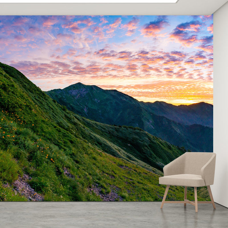 Contemporary Mountain Mural Wall Decor Environment Friendly for Living Room