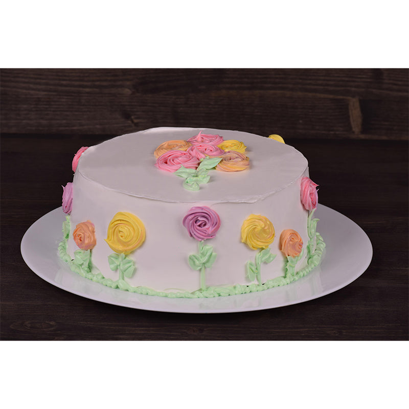 Customized Wall Mural Dessert with Wedding Cake Pattern Mildew Resistant Wallpaper Commerce Shop