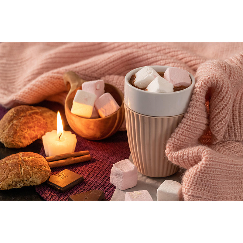 Marshmallow Dessert Mural Wall Decor Environment Friendly for Dessert Shop