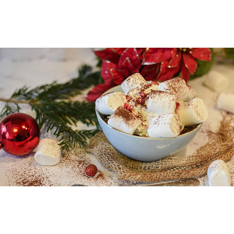 Modern Mural Dessert with Marshmallow Wall Decor Environment Friendly for Dessert Shop