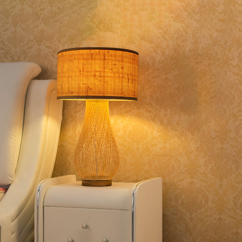 Bamboo Droplet Desk Light Chine