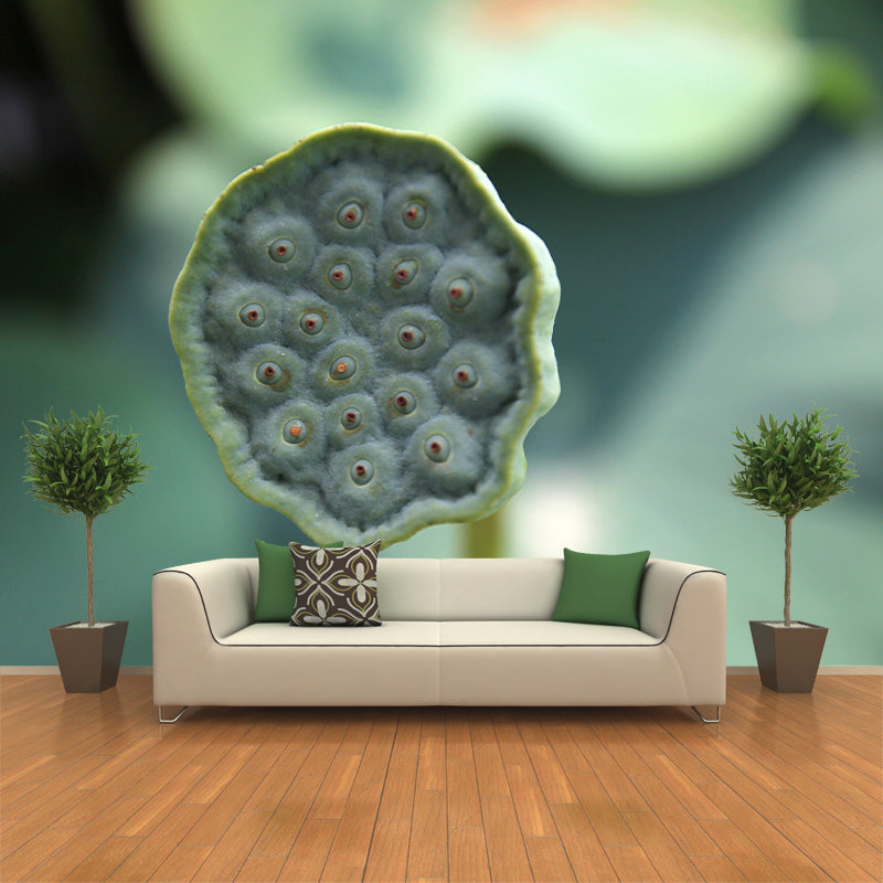 Water Plants Wall Mural for Home Decor Customized Wall Covering, Moisture Resistant