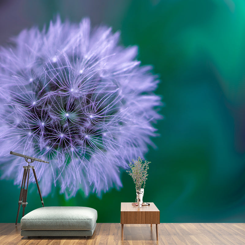 Dandelion Seed Wall Covering for Reading Room Bedroomm, Water Resistant