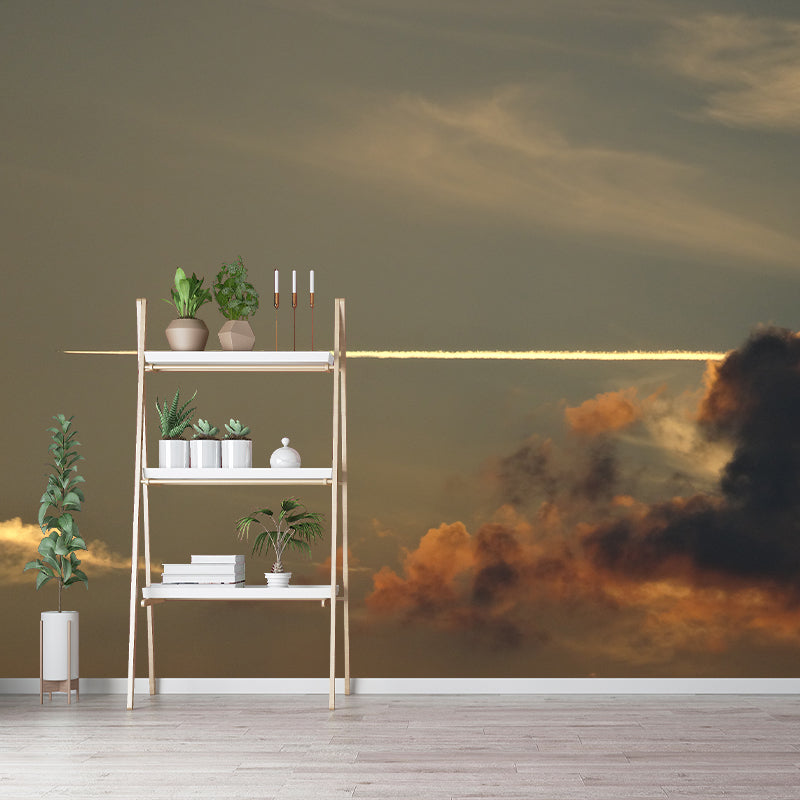 Clear Sky Wall Mural Wallpaper for Dining Room Universe Wall Art, Waterproof