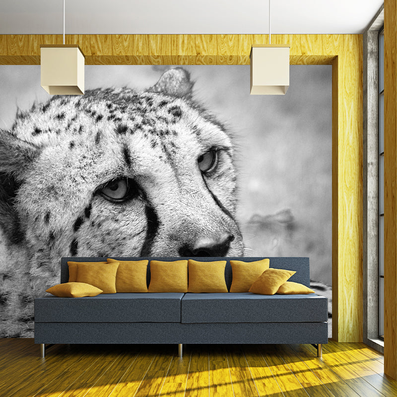 Cheetah Mural Waterproofing Wall Covering for Home Decoration, Made to Measure