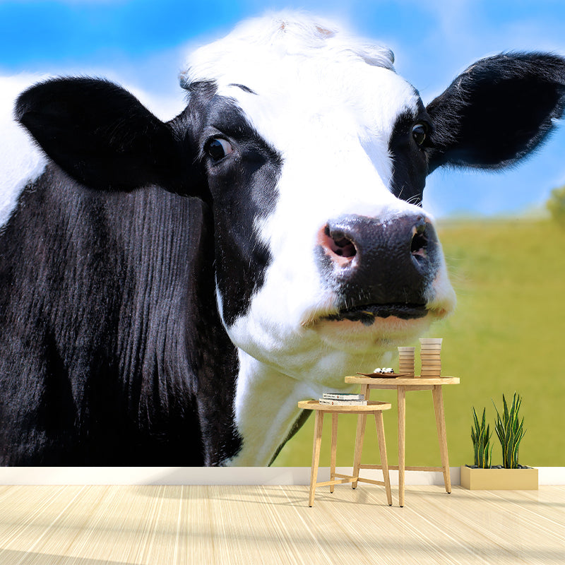 Milk Cow Wall Covering for Home Decoration Living Room Home Decor, Water Resistant