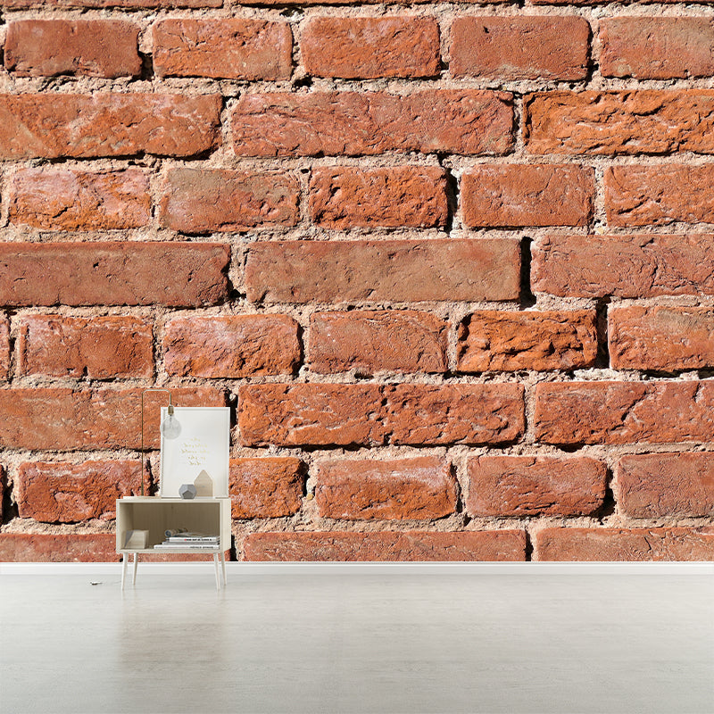 Retro Brick Wall Mural Wallpaper for Sitting Room, Custom Size Available