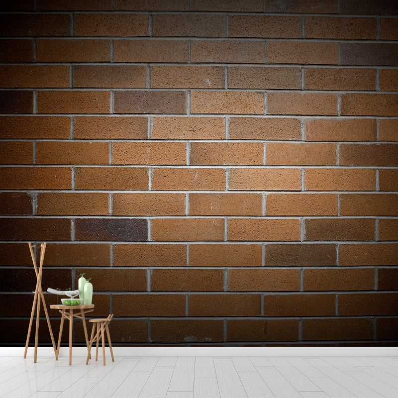 Retro Brick Wall Mural Wallpaper for Sitting Room, Custom Size Available