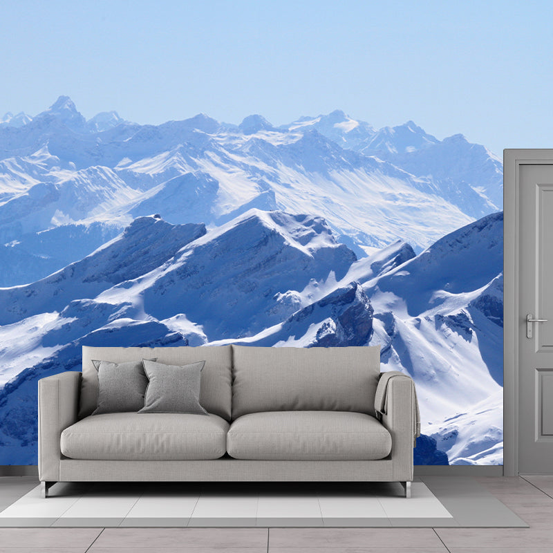 Steep Mountain Wall Covering for Accent Wall Water Resistant, Made to Measure