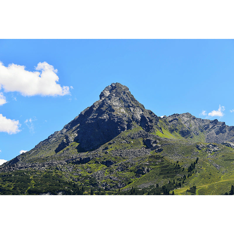 Steep Mountain Wall Covering for Accent Wall Water Resistant, Made to Measure