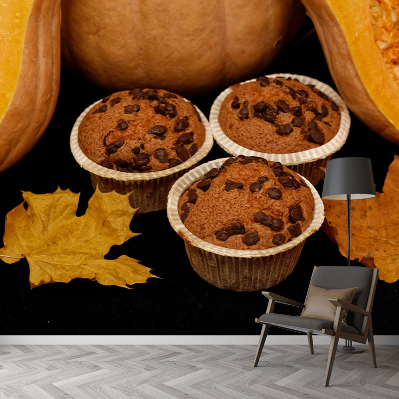 Sweet Cake Wall Covering for Cake Shop Moisture Resistant, Custom Size Available