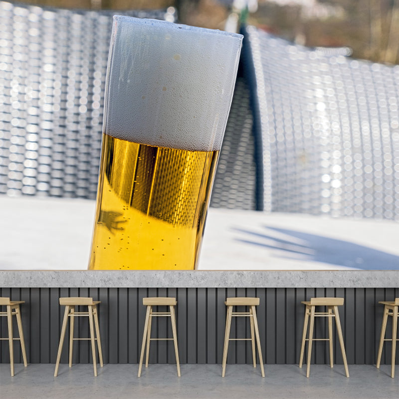 Beer Commercial Wine Bar Decorative Painting Wall Art, Personalized Size