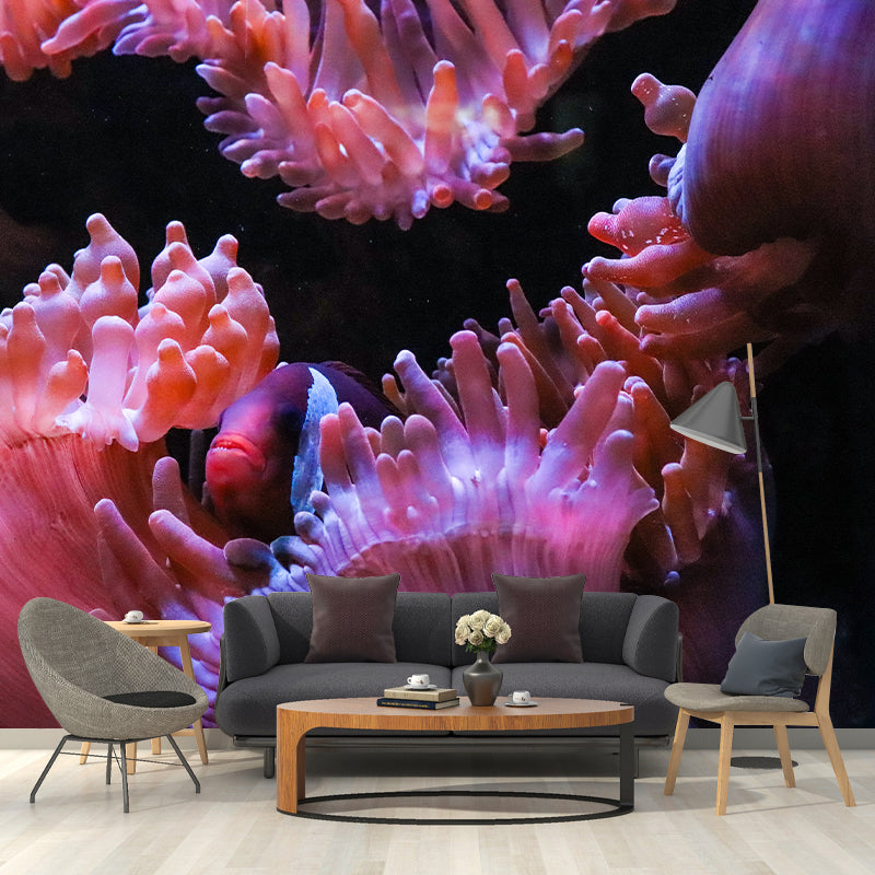 Abundant Sea Creatures Wall Covering for Home Wall Decor, Water Resistant