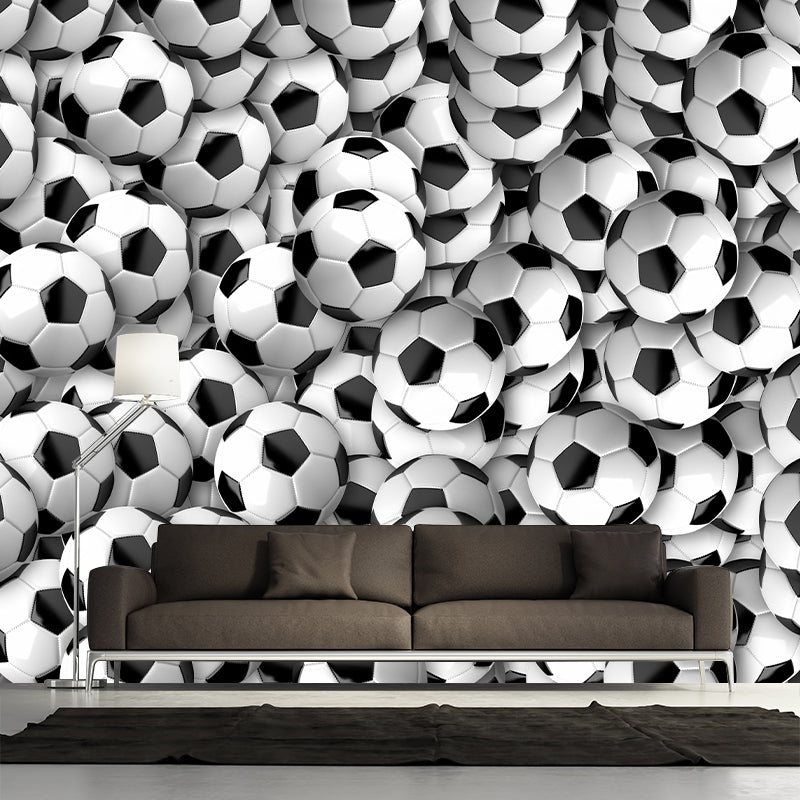 Football Illustration Wallpaper Murals Full Size Home Decor, Water Resistant