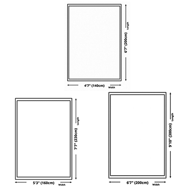 Minimalist Area Rug Funky Abstract Pattern Rug Polyester Anti-Slip Carpet for Living Room