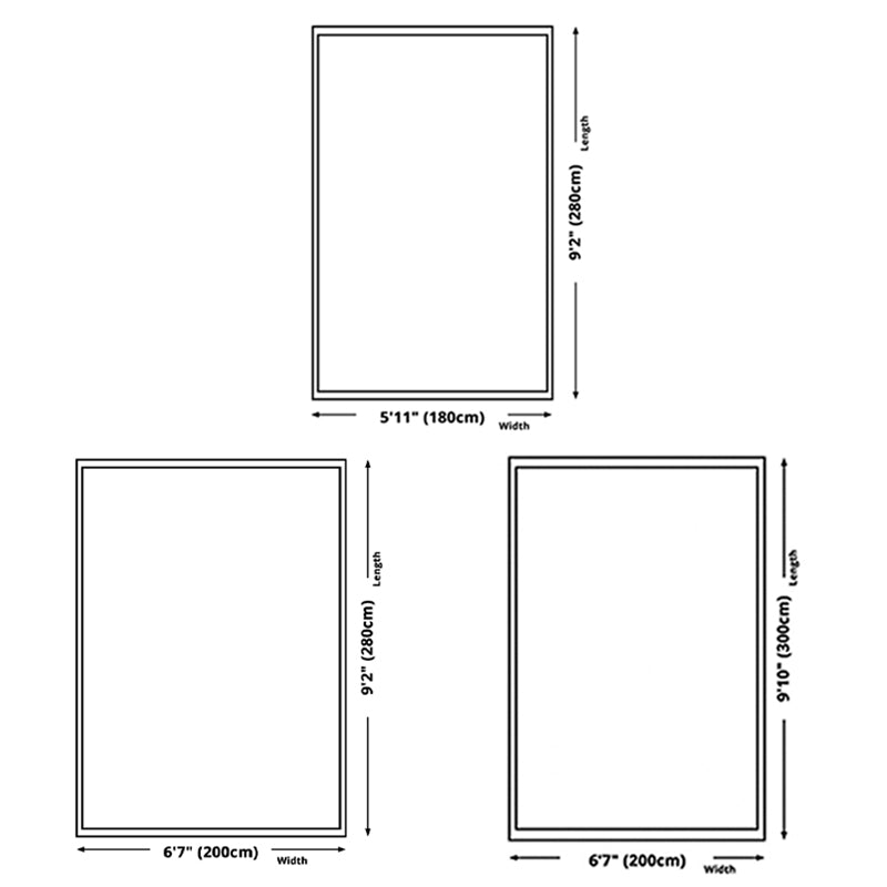 Grey Tone Graphic Print Carpet Polyester Modern Rug Stain Resistant Indoor Rug for Living Room