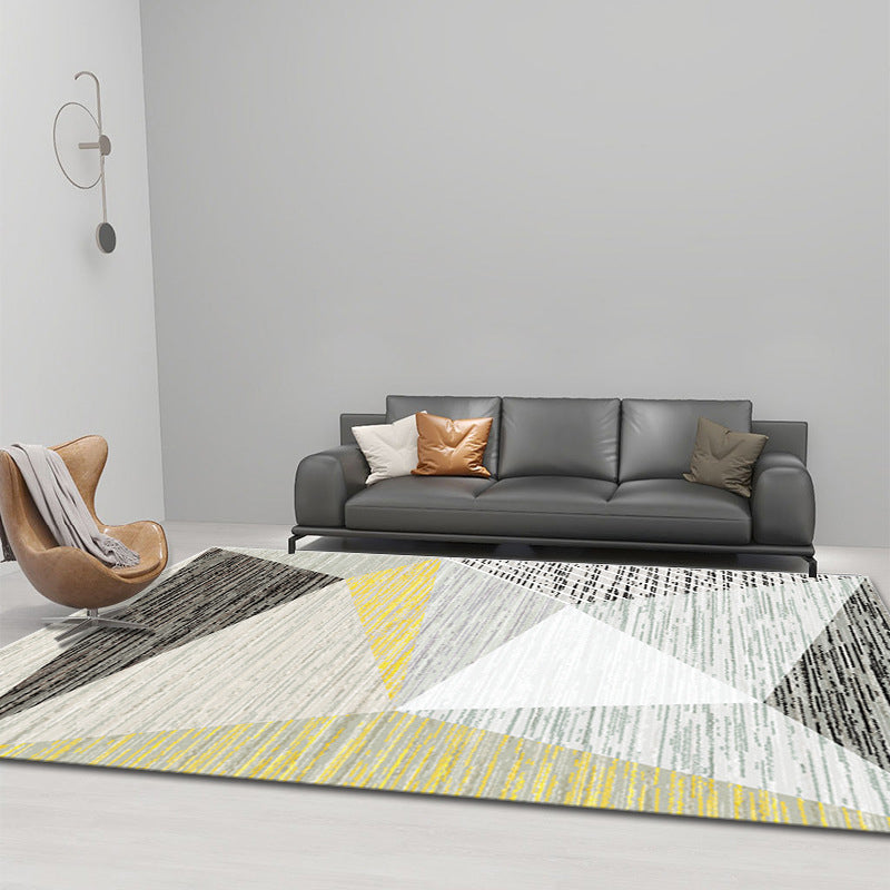 Simplicity Home Decoration Rug Graphic Pattern Area Carpet Polyester Pet Friendly Indoor Carpet