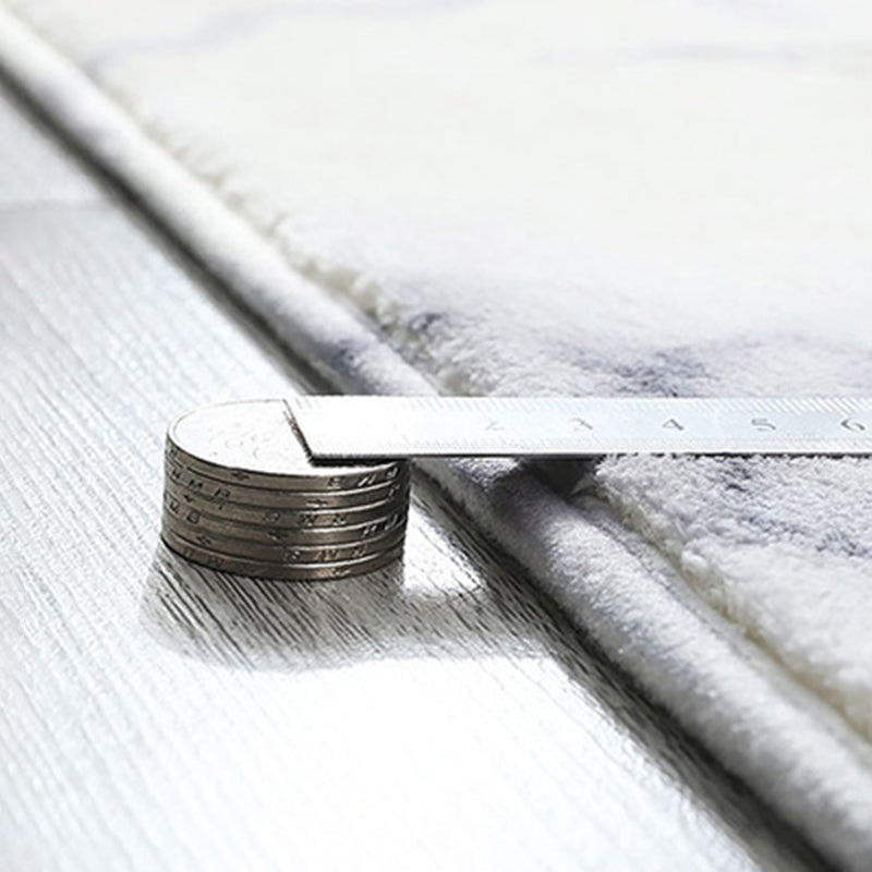 Modern Living Room Area Rug Abstract Pattern Polyester Stain Resistant Rug for Home Decor