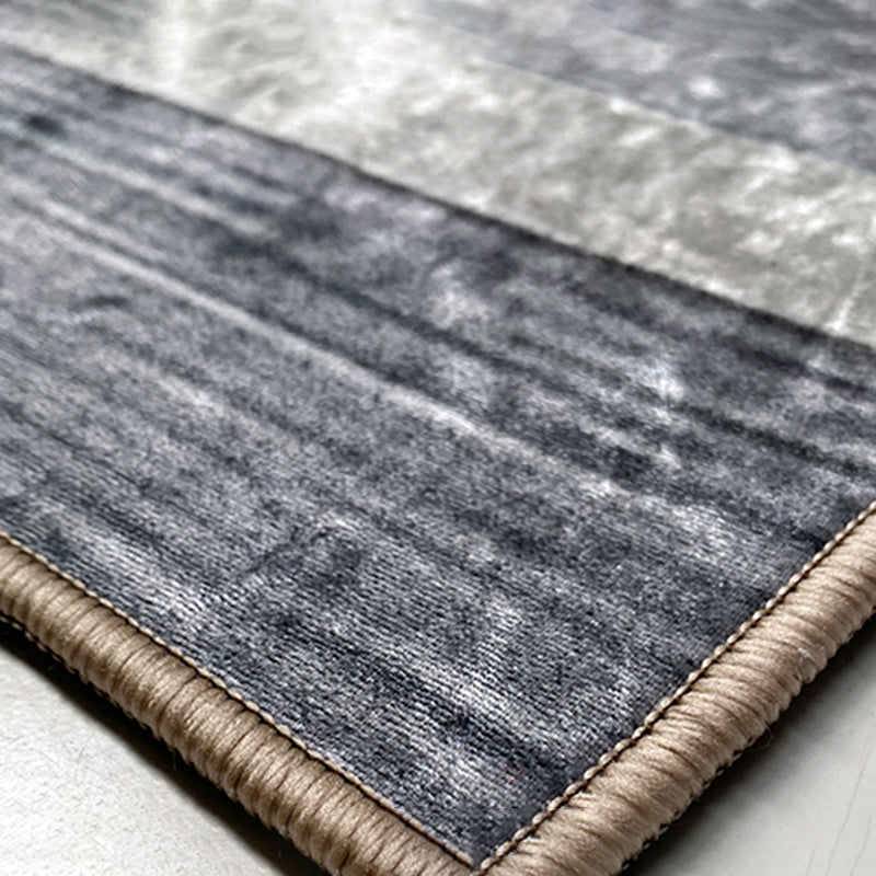 Yellow Geometric Rug Polyester Modern Rug Washable Indoor Rug for Home Decor