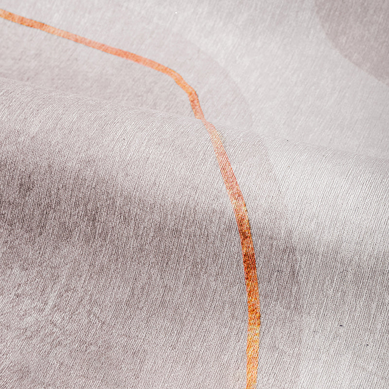 Modern Living Room Area Rug Geometric Pattern Polyester Area Carpet Non-Slip Backing Rug