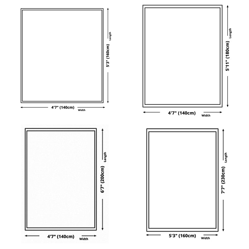 Beige Modern Rug Polyester Color Block Rug Non-Slip Backing Rug for Living Room