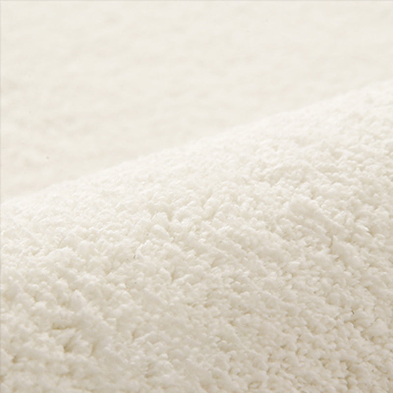 Beige Modern Rug Polyester Color Block Rug Non-Slip Backing Rug for Living Room