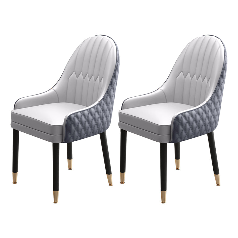 Scandinavian Style Wood Dining Chairs Dining Room Parsons Cushioned Chair with Arm