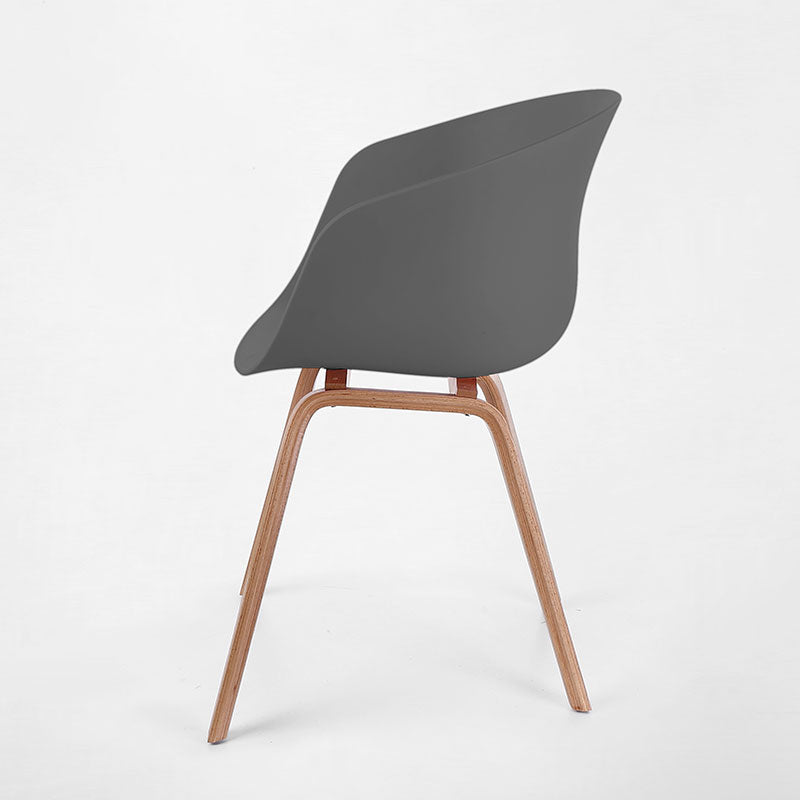 Sedia da sala da pranzo in plastica semplice glam sedie da sala da pranzo solido