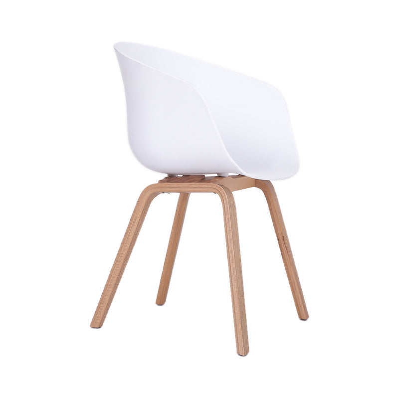 Sedia da sala da pranzo in plastica semplice glam sedie da sala da pranzo solido