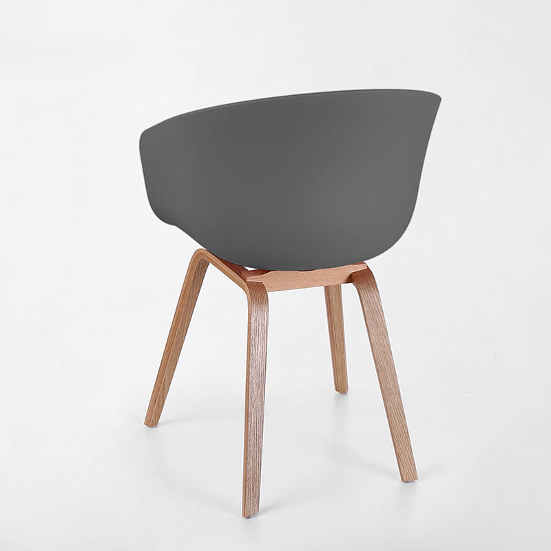 Sedia da sala da pranzo in plastica semplice glam sedie da sala da pranzo solido