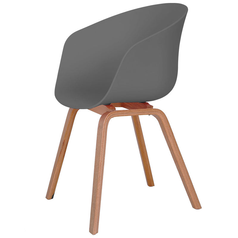 Sedia da sala da pranzo in plastica semplice glam sedie da sala da pranzo solido