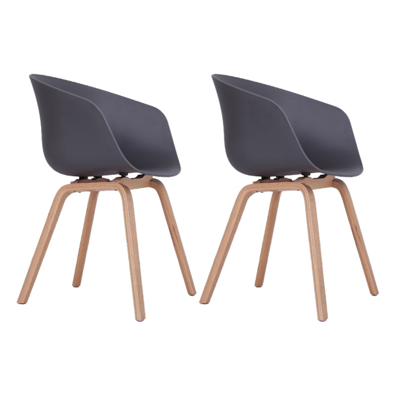 Sedia da sala da pranzo in plastica semplice glam sedie da sala da pranzo solido