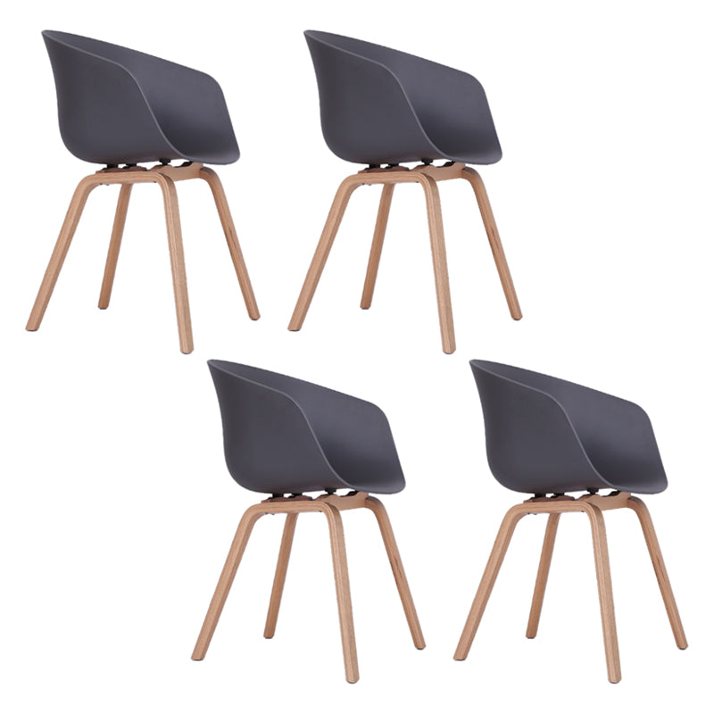 Sedia da sala da pranzo in plastica semplice glam sedie da sala da pranzo solido