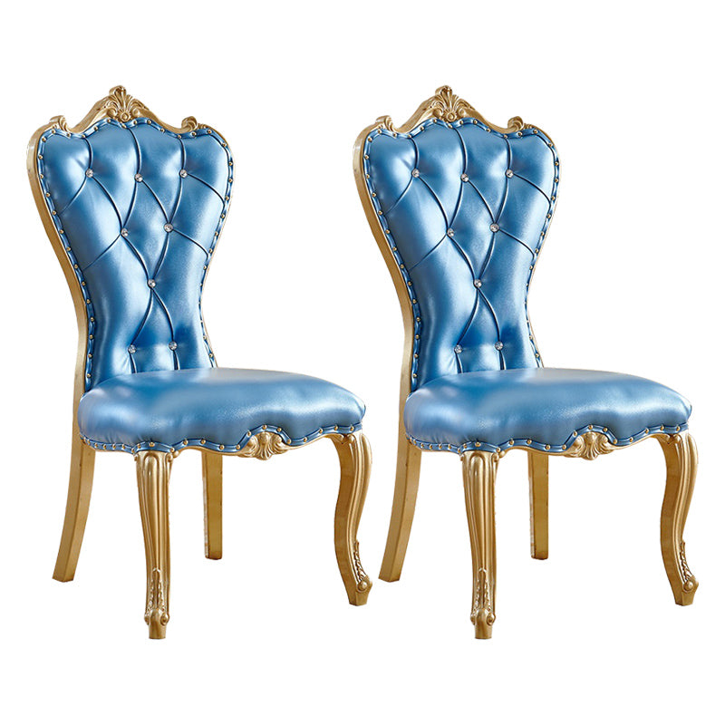 Chaise de salle à manger de style victorien Parsons, chaise sans accoudoirs pour usage domestique