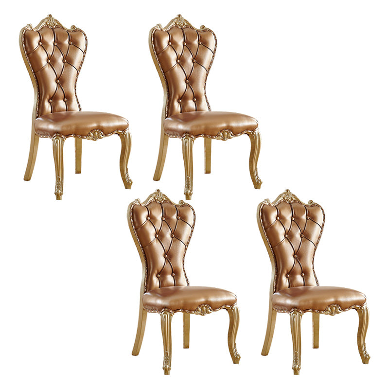 Chaise de salle à manger de style victorien Parsons, chaise sans accoudoirs pour usage domestique