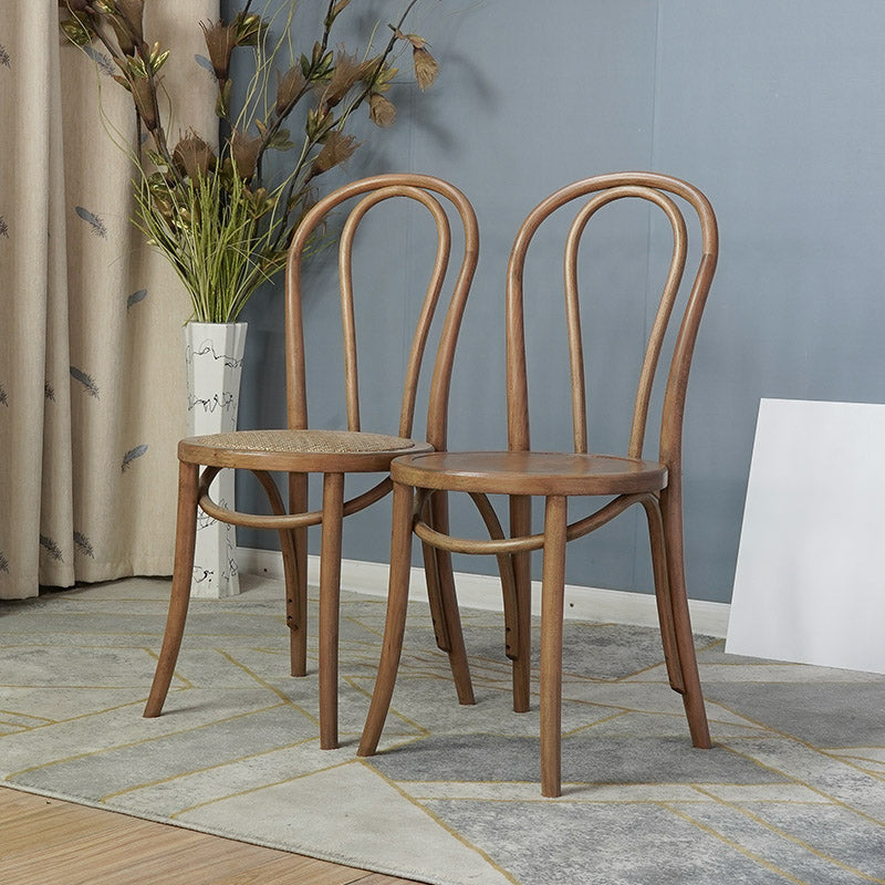 Bentwood Armless Side Dining Chairs Country Style Wood Dining Room Chair