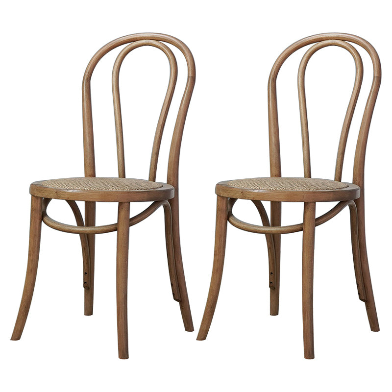 Bentwood Armless Side Dining Chairs Country Style Wood Dining Room Chair