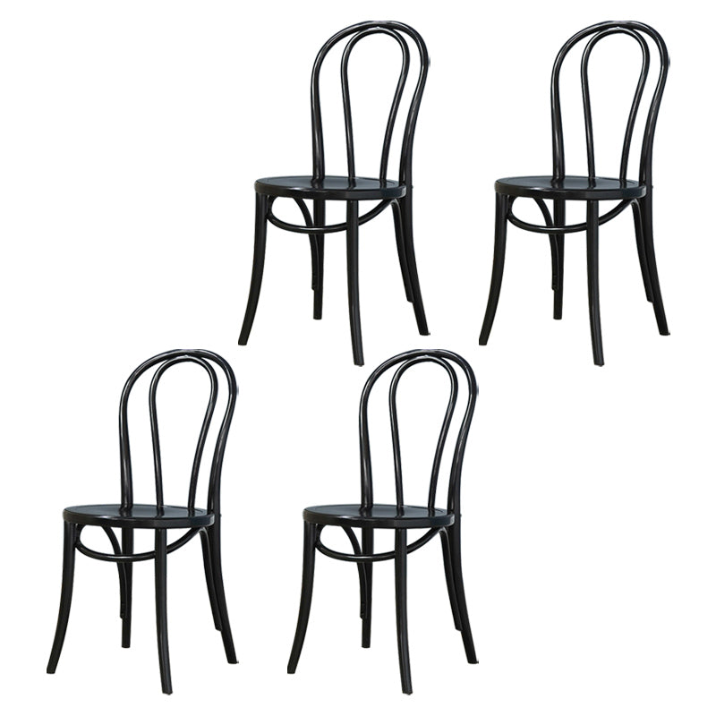 Bentwood Armless Side Dining Chairs Country Style Wood Dining Room Chair