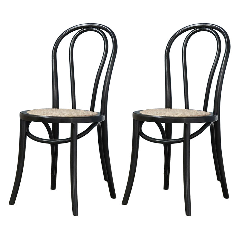 Bentwood Armless Side Dining Chairs Country Style Wood Dining Room Chair