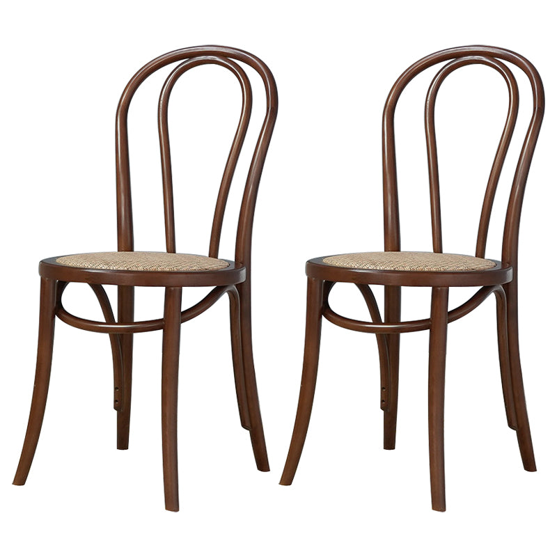 Bentwood Armless Side Dining Chairs Country Style Wood Dining Room Chair