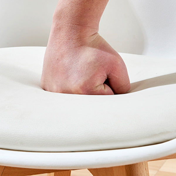 Sedia sala da pranzo in stile contemporaneo sedia solida senza bracciole per cucina