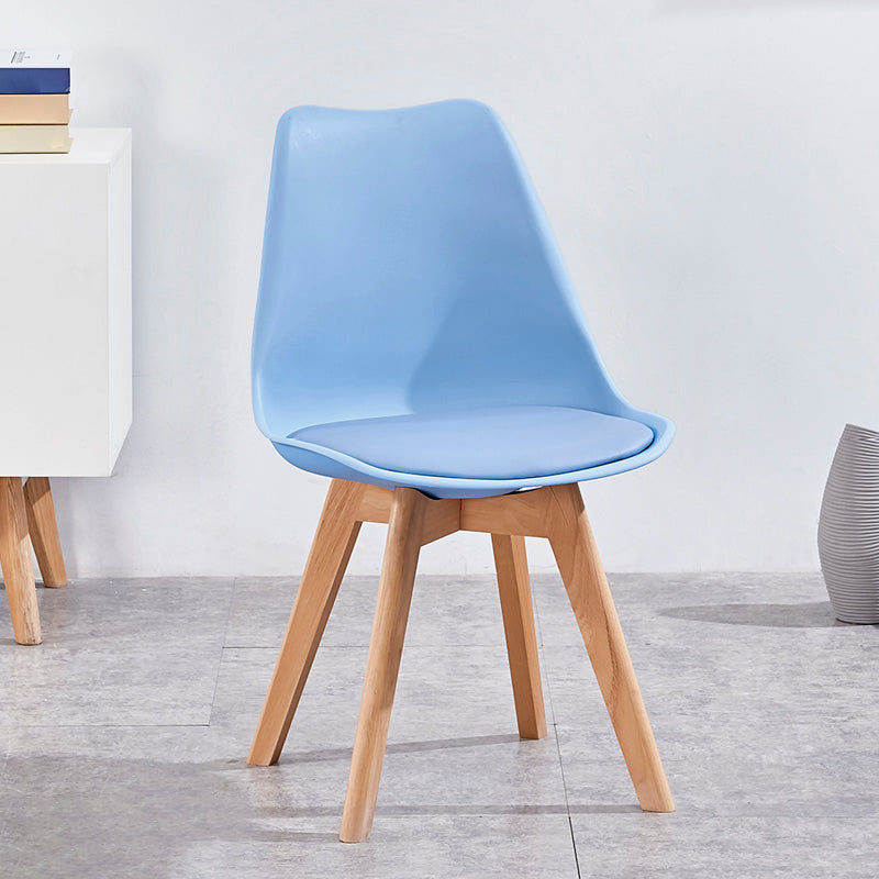 Sedia sala da pranzo in stile contemporaneo sedia solida senza bracciole per cucina